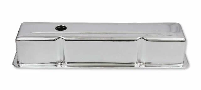 Mr. Gasket Chrome Tall-Style Valve Covers without Baffle - 9801
